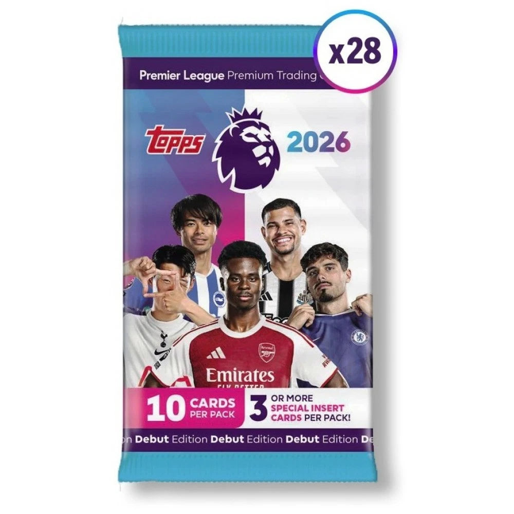 2026 Topps Premier League Trading Card Game Booster Box (28 Packs)